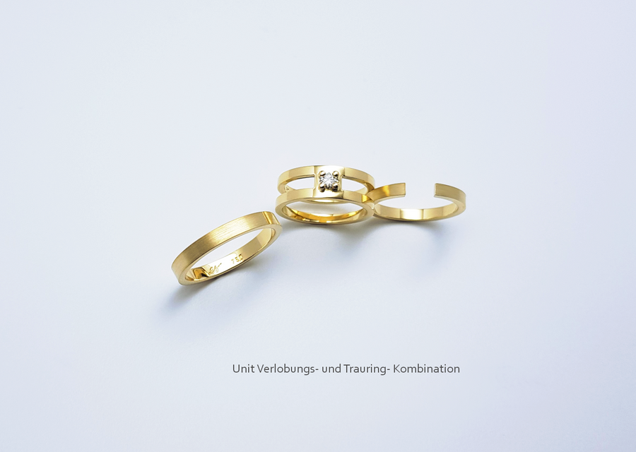 UNIT Ring, Brillant, 6,5 mm
