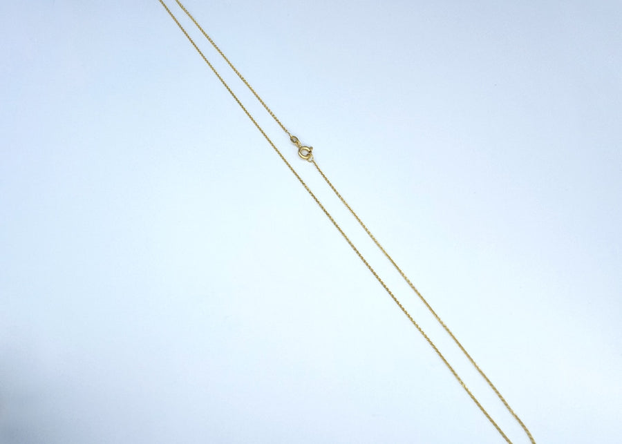 Ankerkette, rund, Ø 1,1 mm - Gold