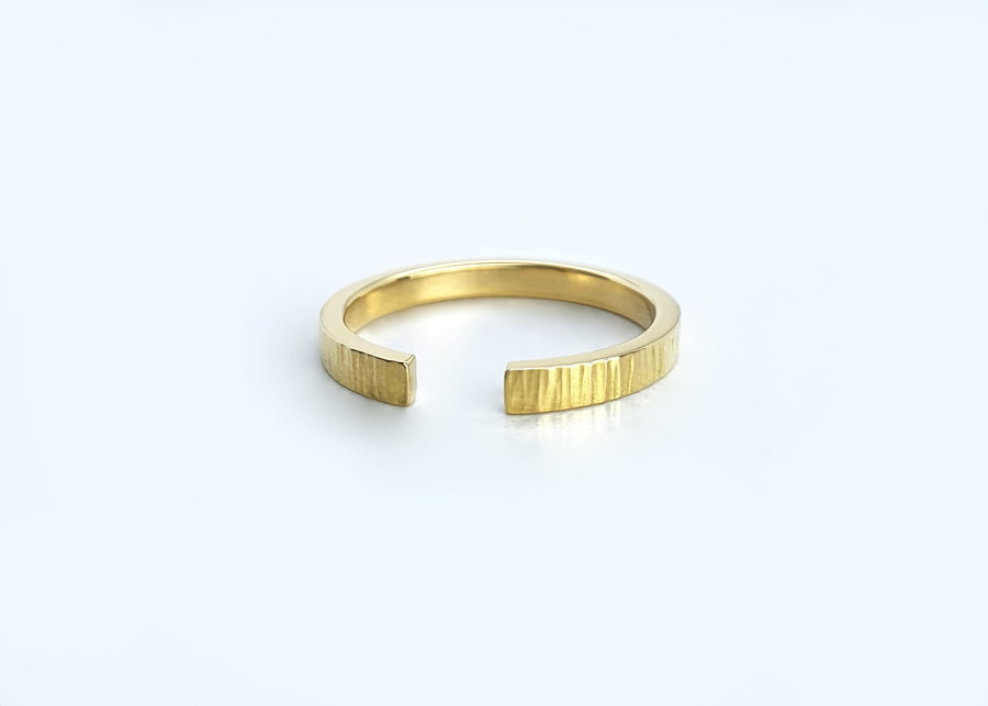 UNIT Einsteck-Ring, 2,5 mm, strukturiert