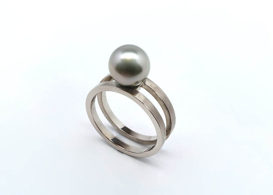 UNIT Ring, Tahitiperle, 6,5 mm
